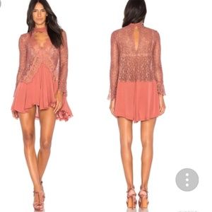 Free People Dusty Mauve Tell Tale Dress/Tunic